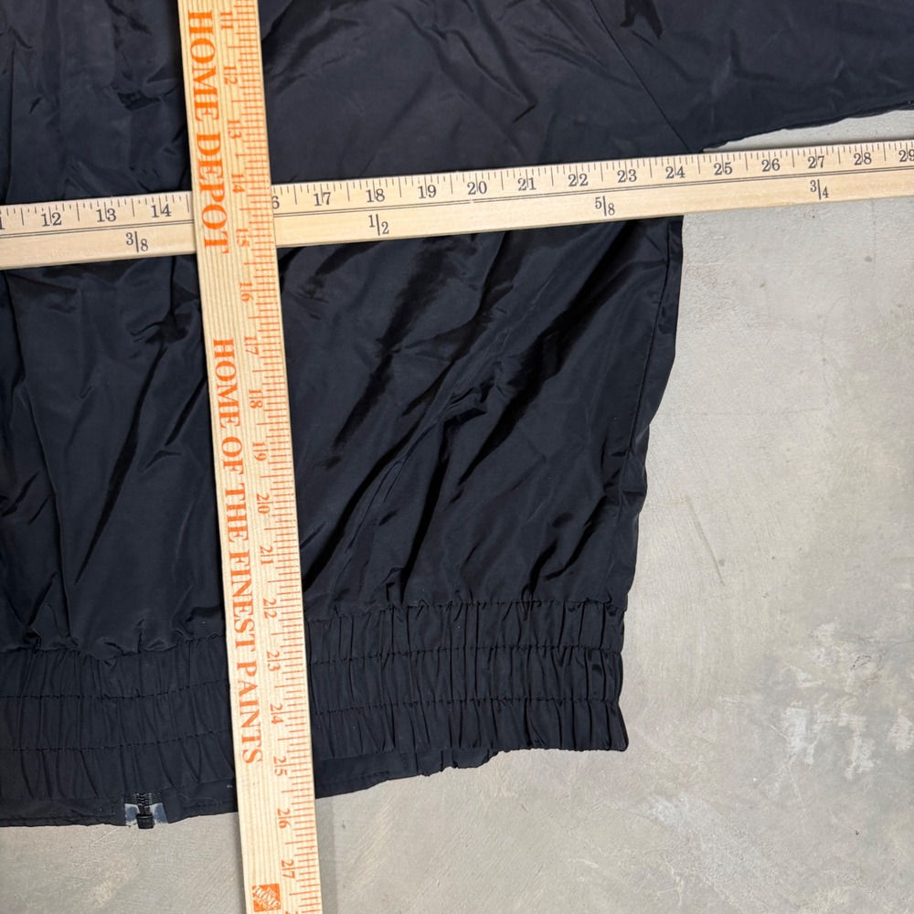 Vintage Harley Davidson Racing Jacket Mens Large Black Nylon Bomber Made in USA - Picture 5 of 7
